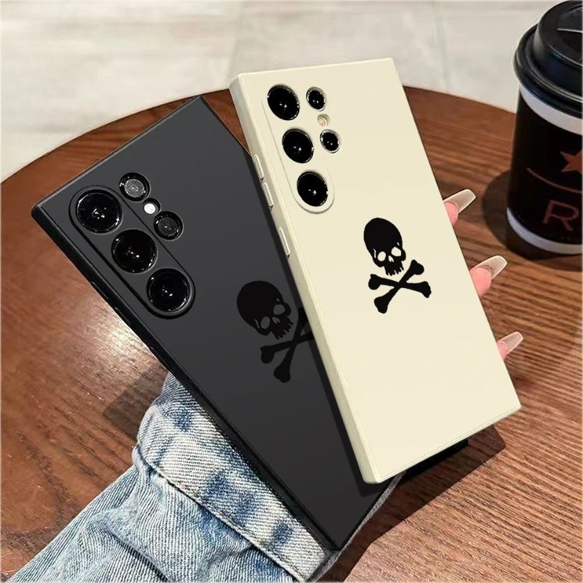 น่ารักกระดูก Skull Partten เคสโทรศัพท์สําหรับ Xiaomi Poco C75 C71 F7 Ultra X3 M3 Pro C85x C85 F8 Pro