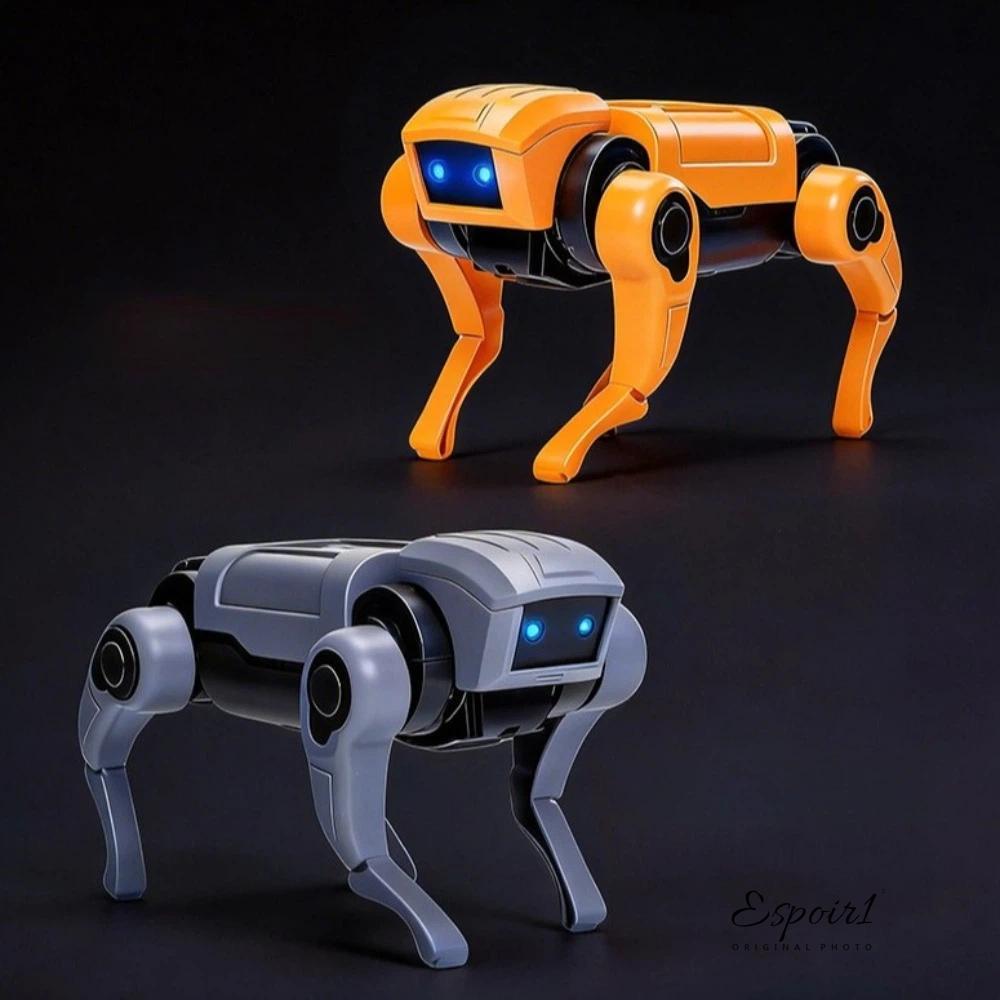 ESPOIR1 Eletronic Mechanical Dog, ABS ยืดหยุ่นข้อต่อ Eletronic หุ่นยนต์, ติดตั้งง่ายแบตเตอรี่ขับเคลื่อนไฟฟ้าชุดของเล่นของขวัญวันเกิด