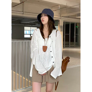 Vogue🌟พร้อมส่ง🌟 เสื้อคาร์ดิแกนแขนยาว ติดกระดุม ผ้ายืดบางเบา ใส่สบายไม่ระคายเคือง (FY2157)