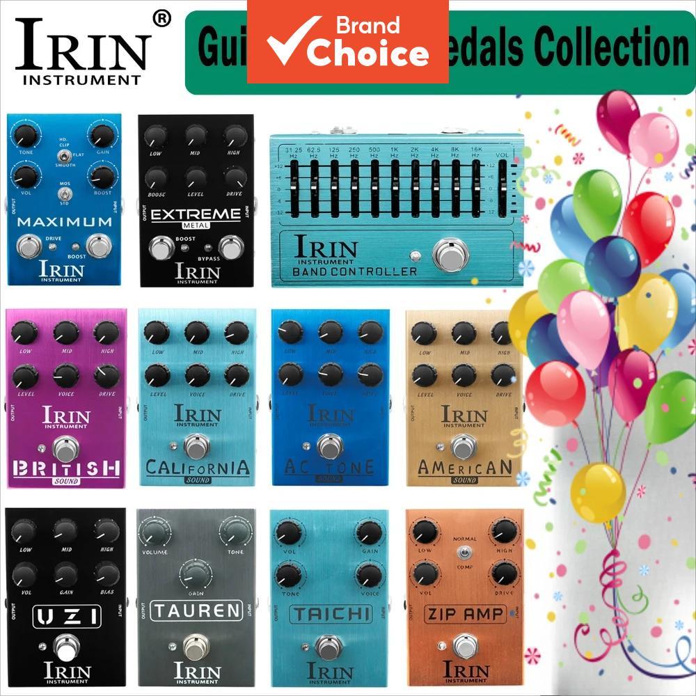 IRIN 10 Band กีตาร์ไฟฟ้าเอฟเฟกต์เหยียบ Equalizer, 31.25Hz-16kHz