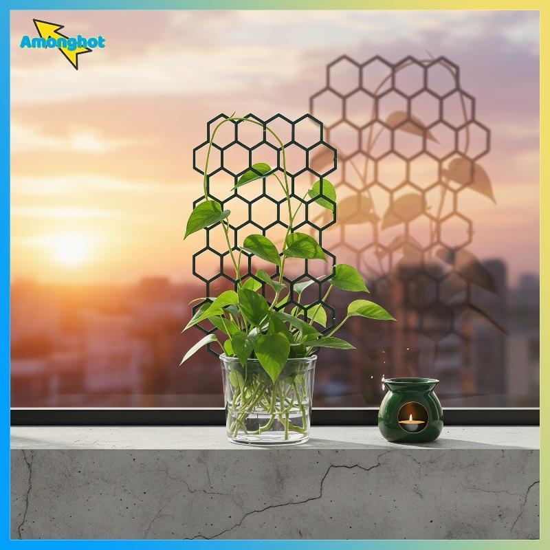 Amonghot>ทนทานพลาสติกพืช Trellis 1 5 ชิ้น Honob รูปร่างสนับสนุนสําหรับปีนเขา Vines เหมาะสําหรับกระถา
