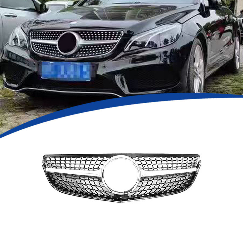 Mercedes Benz E Class Coupe W207 C207 A207 2014-2016 Facelift กระจังหน้าเพชรดาวตกสไตล์ ABS เปลี่ยน