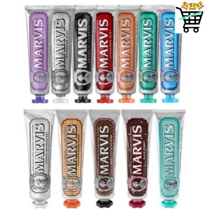 สมายด์ขายถูก ฉลากไทย กลิ่นใหม่ ยาสีฟัน Marvis มาร์วิส จากอิตาลี 75, 85 ml หอมสุด 15 กลิ่น