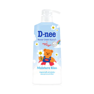 D-Nee Moisture Kiss Shower Cream 450ml ครีมอาบน้ำ ดีนี่ เผยผิวนุ่มชุ่มชื้น อิ่มน้ำ กลิ่นหอมละมุนยาวนาน.