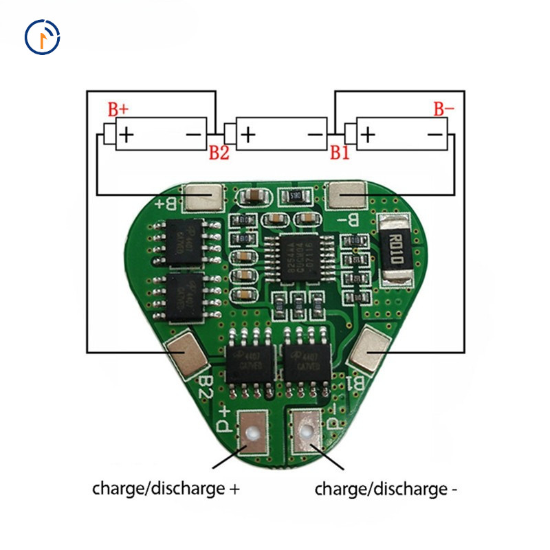 3S 8A 12V 18650 แบตเตอรี่ลิเธียมป้องกัน 11.1V 12.6V overcharge over-discharge ป้องกัน 3 เซลล์แพ็ค Li