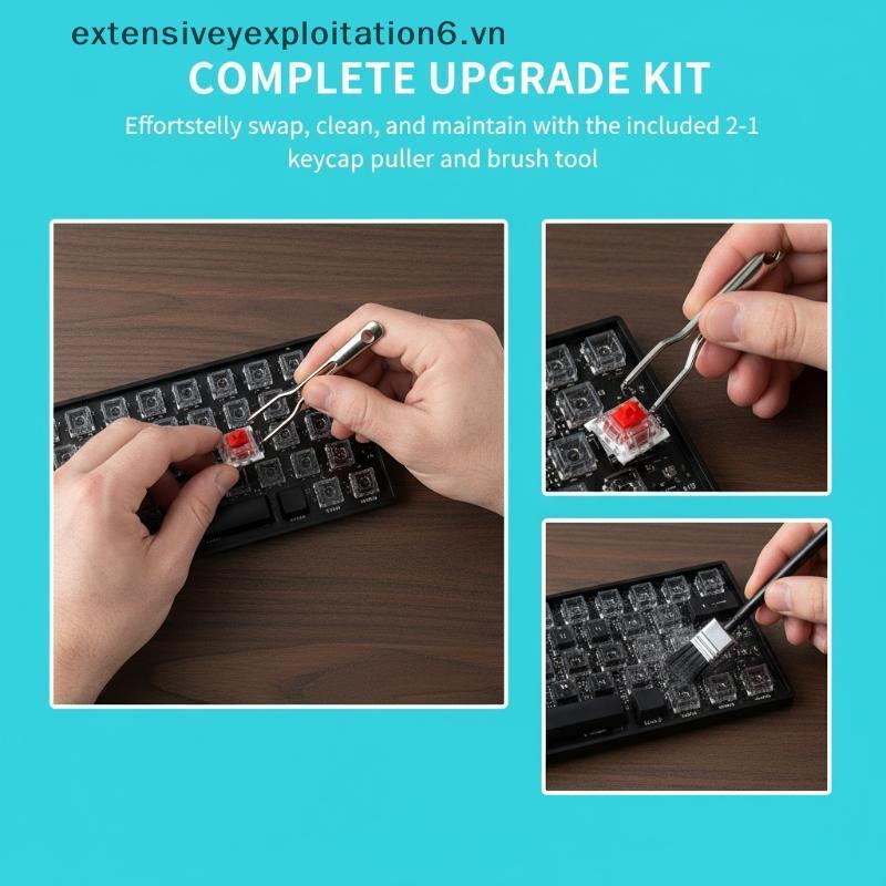 Exten Mechanical Keyboard Switch Clier Key Replacement 30 50 90 ชิ้น Custom DIY ชุดซ่อมสําหรับเล่นเก