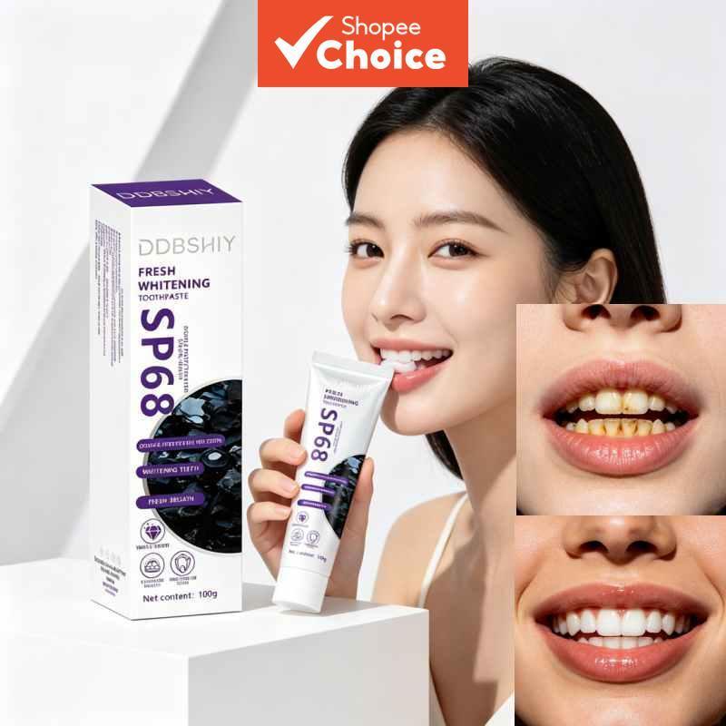 ยาสีฟัน SP68 สูตร Bright White สําหรับทําความสะอาดลึกและลมหายใจสดชื่นตลอดวัน