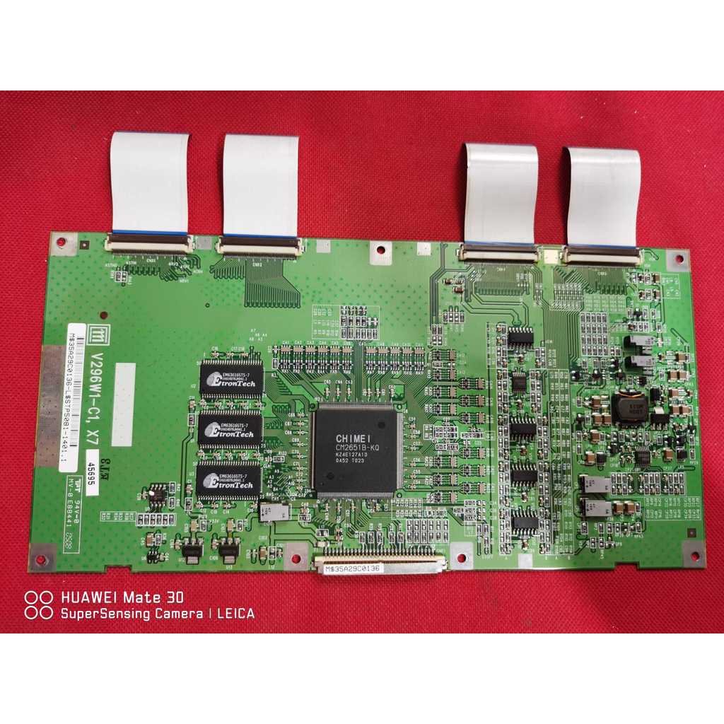 สายเคเบิลแบน Xiahua LC-32U16/32A1 หน้าจอ V296W1-L11 Logic Board V296W1-C1, X7