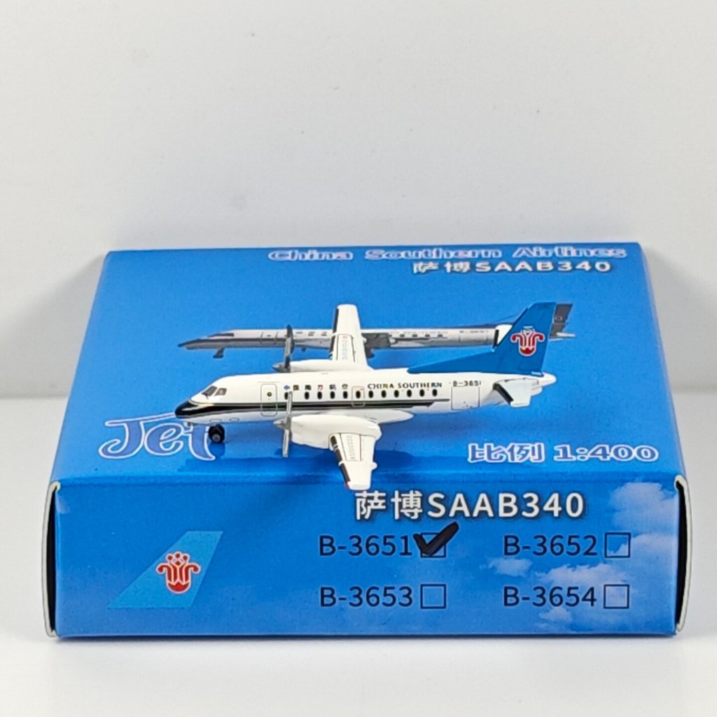 จัดส่งรวดเร็ว-เฉพาะ 5 ซม. Jet 1: 400 Southern Airlines SAAB340 B-3651 B-3652 B-3653 B-3654