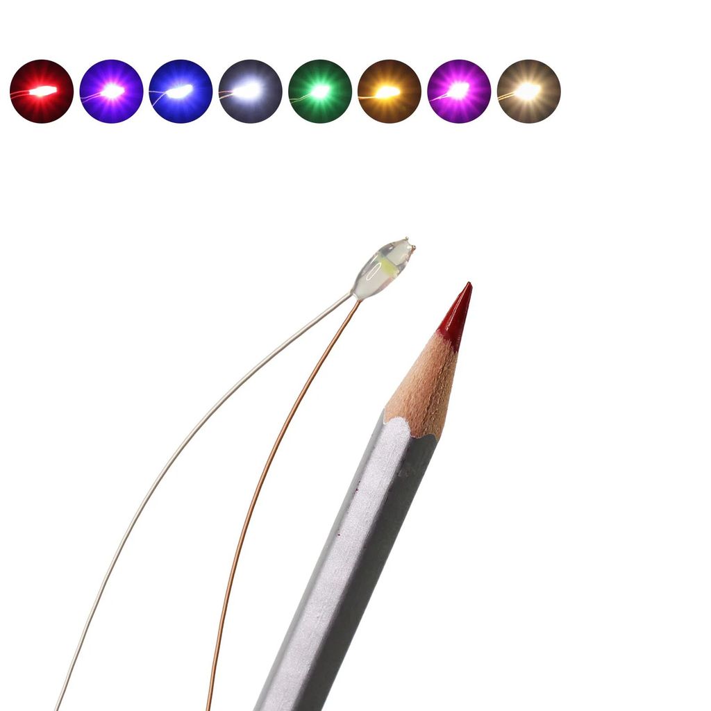 30 ชิ้นสาย Micro Litz Wire SMD LED 0603 แสงเรซิ่นฝาครอบกันน้ํา CD0603