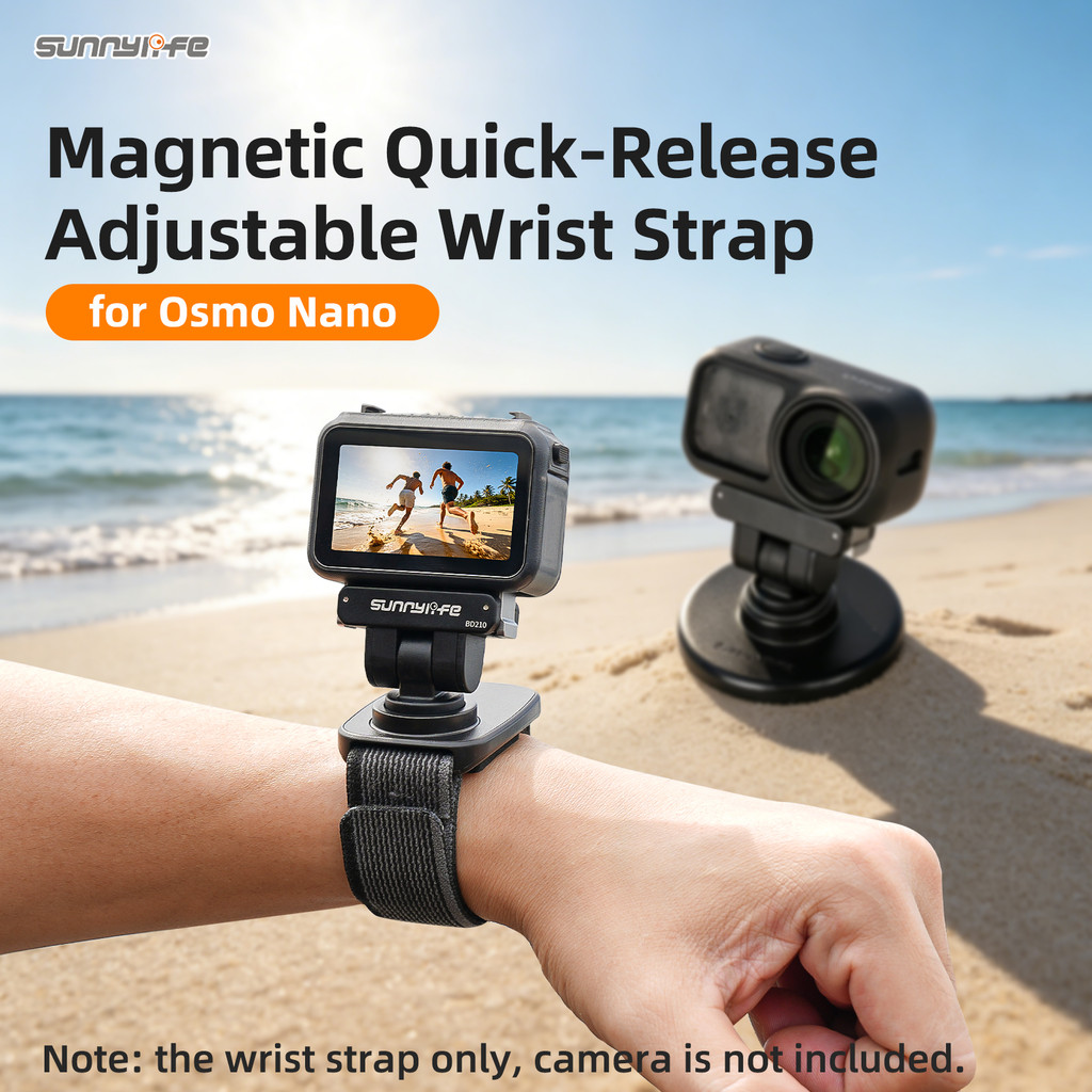 สําหรับ DJI Osmo Nano Magnetic Quick Release Strap สายรัดปรับได้ Nano Image Transmission Velcro Strap Accessories