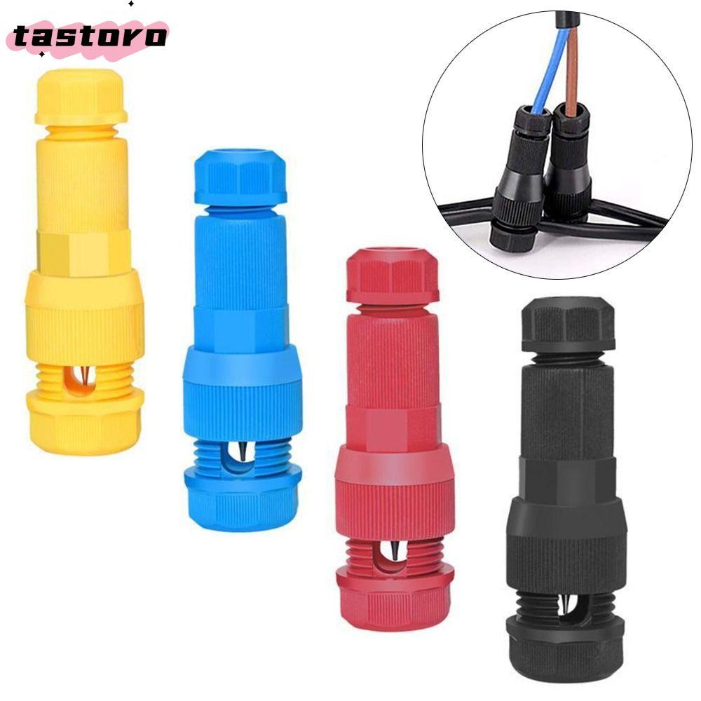 ขั้วต่อสายไฟ TASTORO กันน้ํา Fastlock เจาะ Crimp สําหรับโคมไฟกลางแจ้ง แรงดันต่ํา