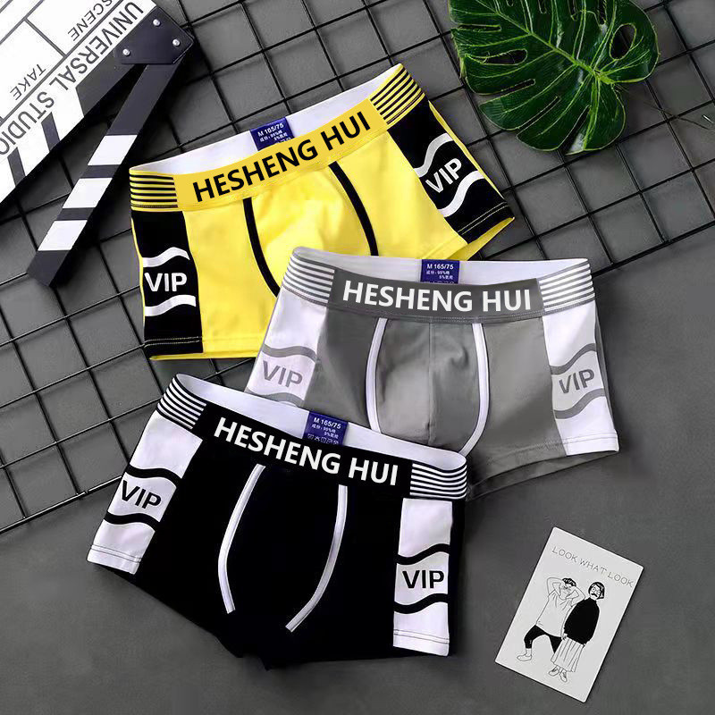 【fgds7563.th】 新款大童内裤男孩青少年学生平角裤男士内裤直销New style children's underwear for boys, teenagers, and students