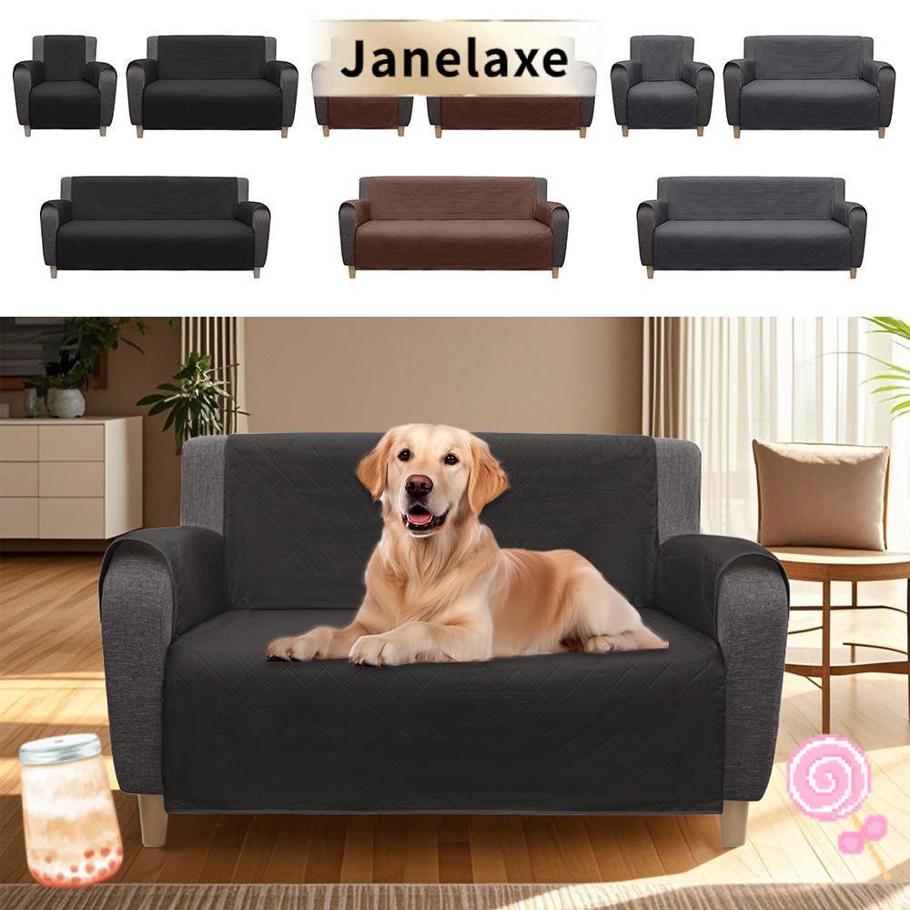 JANELAXE ผ้าคลุมโซฟา Dacron สีทึบโมเดิร์นที่นอน Slipcover