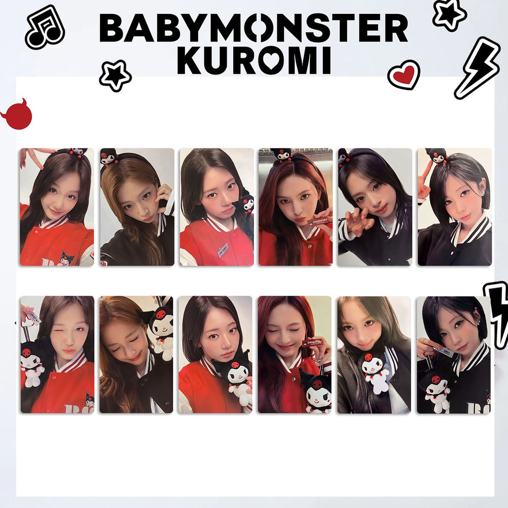 5-6pcs BM CHOOM 3mini อัลบั้ม Lomo การ์ด AHYEON ASA HEADLINER 2ND ANNIVERSARY HOT SAUCE โปสการ์ด WE 