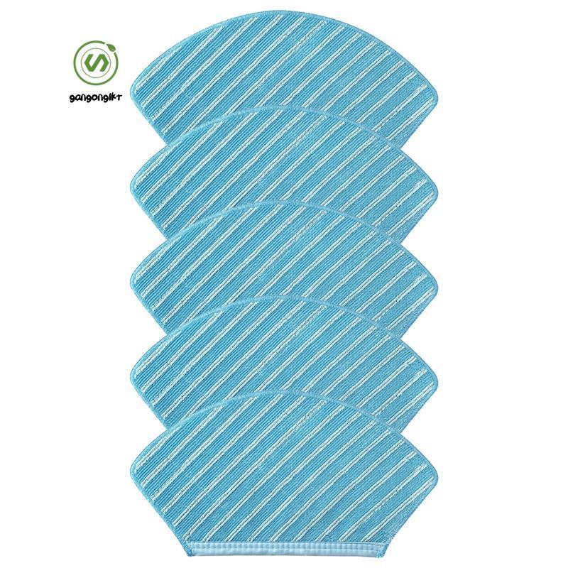 [gangong1kr]5 ชิ้นสําหรับ M7 I10 อุปกรณ์เครื่องใช้ในบ้านอัจฉริยะ Mop Rag Kit เครื่องดูดฝุ่นหุ่นยนต์
