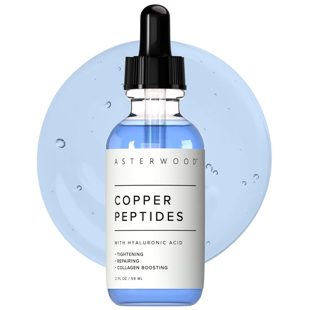 Asterwood Copper Peptide Essence for Facial Firming, Repairing,ส่งเสริมคอลลาเจนรุ่น,บรรจุGHK-Cu Pept