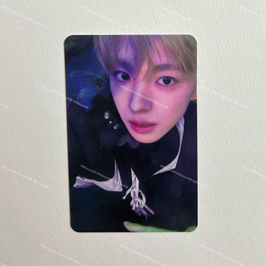 การ์ดพิเศษ Nctwish yushi Photocard wichu Black Edition