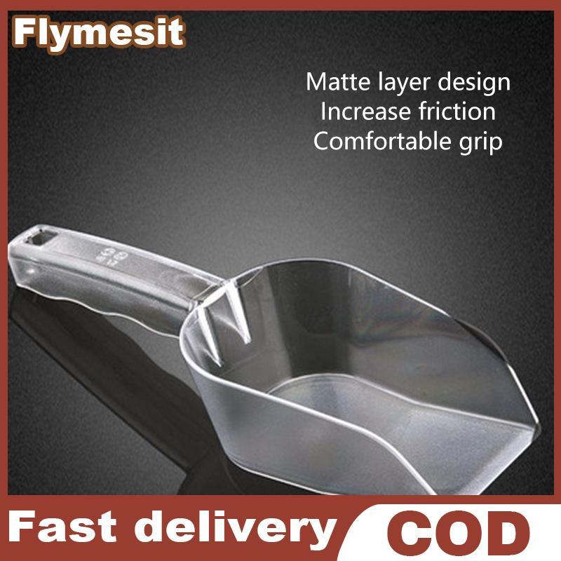 Flymesit 1pcs Bar Buffet Wedding Favor Party Ice Sugar Sweets Candy อะคริลิคใส Scoops อุปกรณ์ครัวขนม
