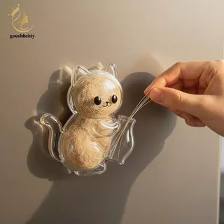 [GOY] โปร่งใสแมวผมเก็บตู้เย็นแม่เหล็กสัตว์เลี้ยงขน Keepsake แคปซูล DIY ของที่ระลึก Cat Whiskers Collector แม่เหล็กติดตู้เย็น TH