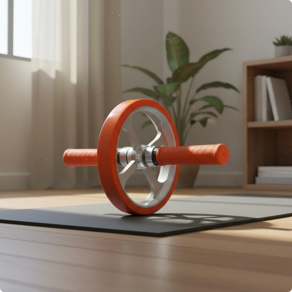 Ab Roller Wheel Polyurethane Surface Ab Wheel ทนต่อการสึกหรอ Stable สําหรับบ้าน