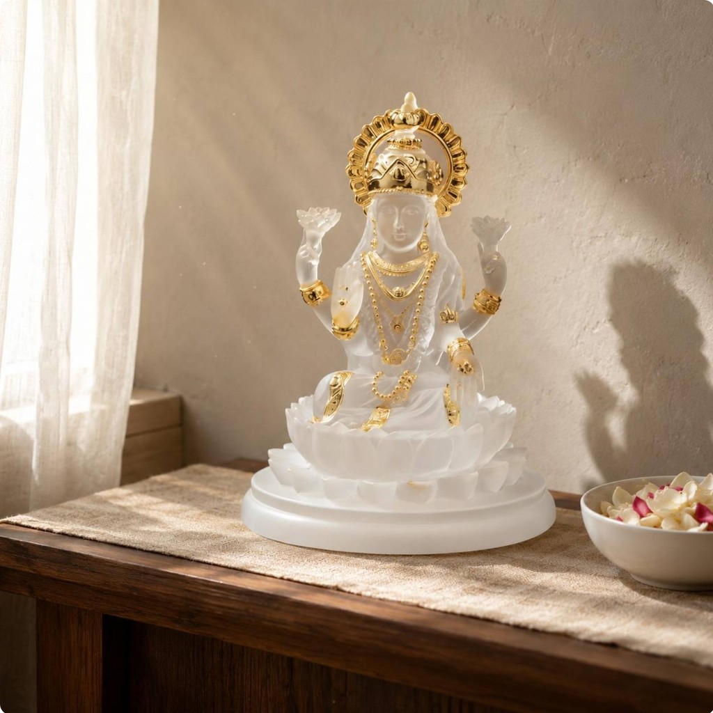 เรซินโปร่งแสง Deity ตุ๊กตาที่นั่ง Pose Multi-Armed Deity รูปปั้นรายละเอียดศิลปะ