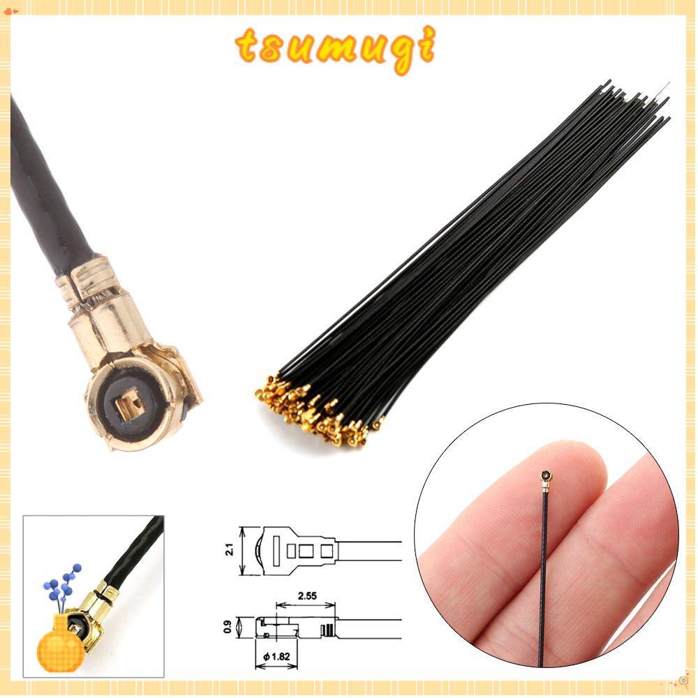 TSUMUGI 2/5/10pcs สําหรับ IPEX/IPEX4/IPEX1 ตัวรับสัญญาณเสาอากาศ XM สีดําสําหรับ Frsky RC Multirotor