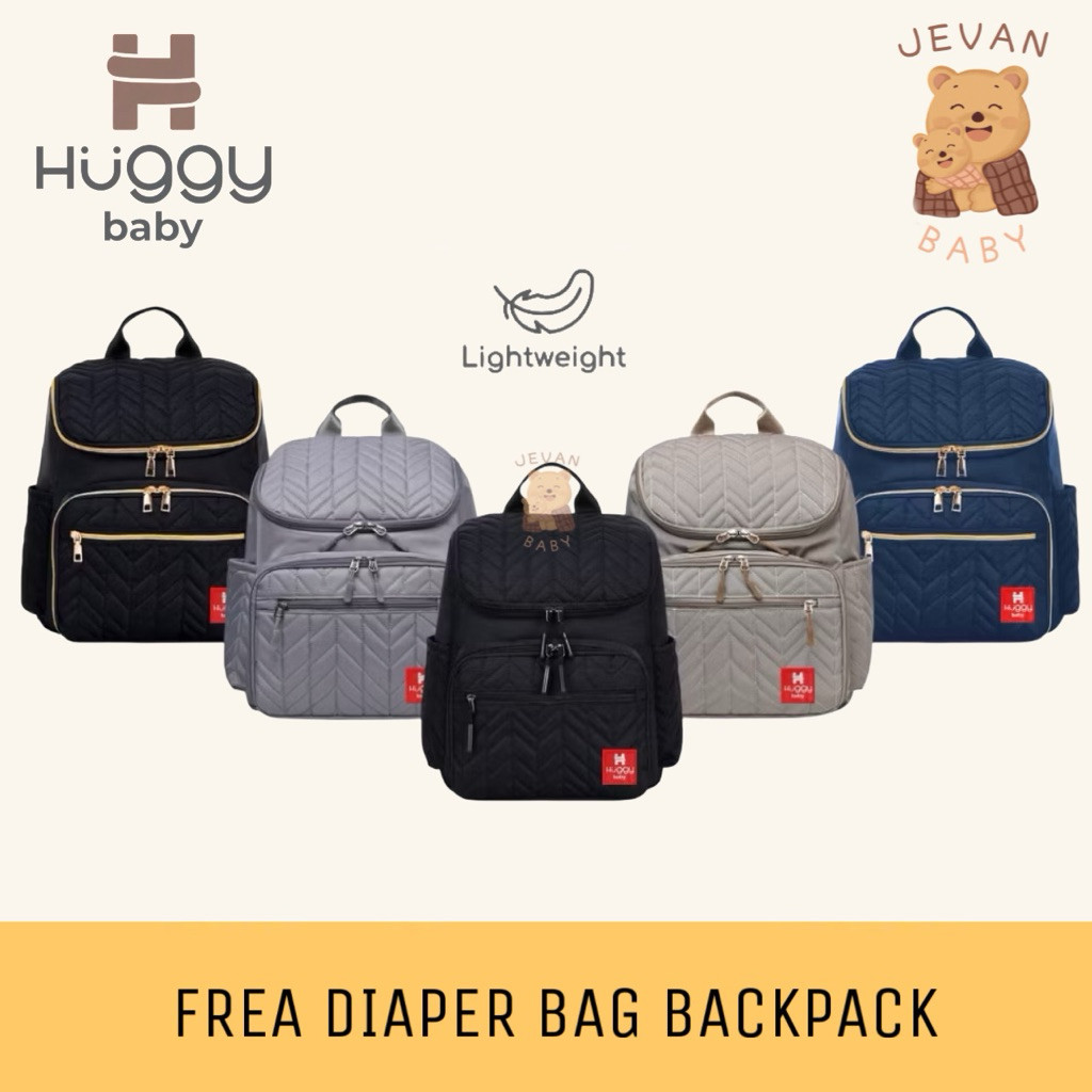 Huggy Baby Frea Diaper Bag Backpack Premium BAG06 - Baby & Child Gear Bag
