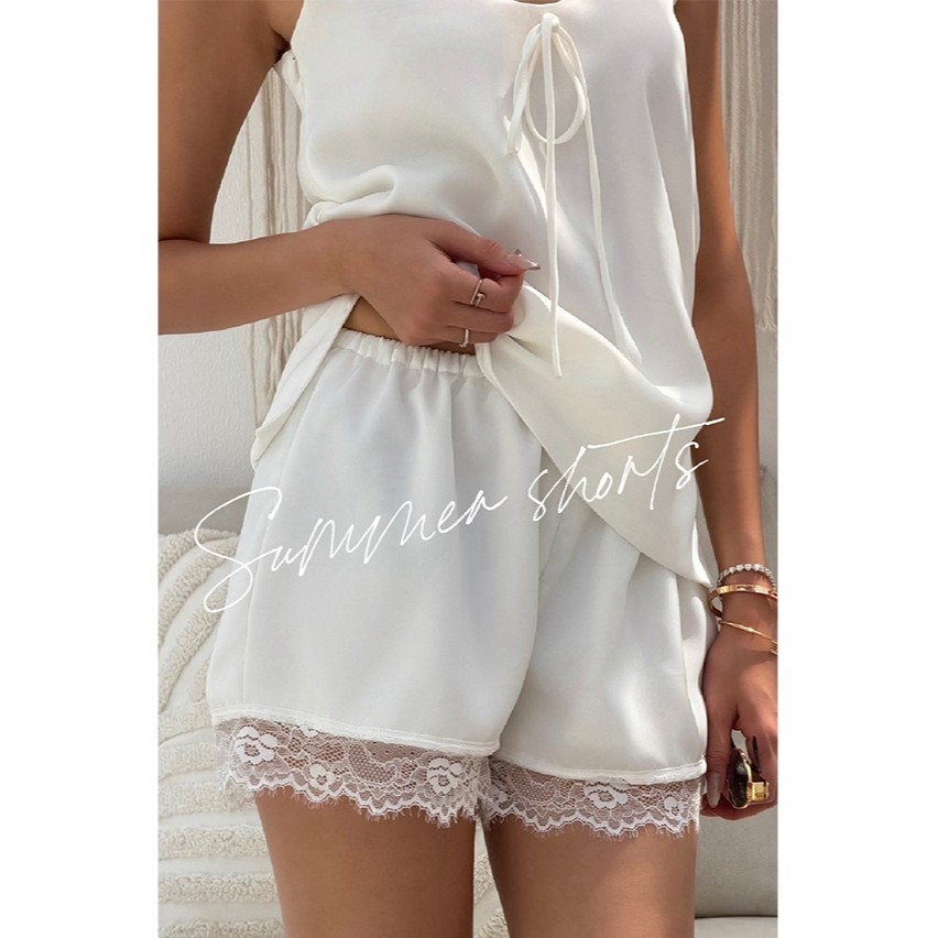 SEASON STUDIO - SUMMER SHORTS / กางเกงขาสั้น แต่งลูกไม้