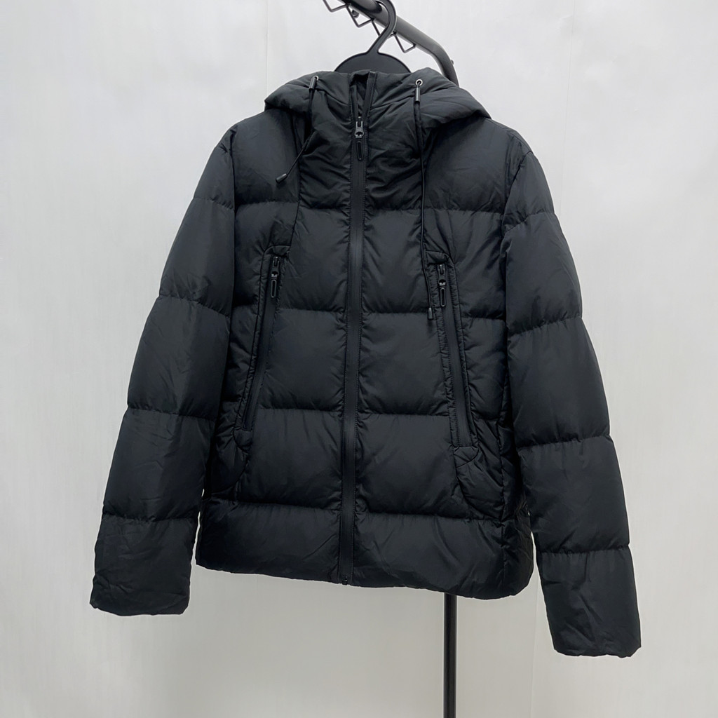 P2-7 ผู้ชาย Casual Workwear เป็ดลงสั้น Hooded Down Jacket เสื้อแจ็คเก็ตอุ่น 7809