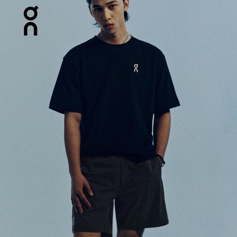 On Running Club-T Rhythm New Mens Sports and Leisure เสื้อยืดพิมพ์ลาย