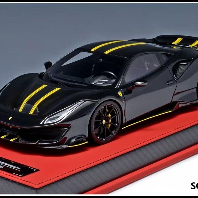 BBA 1: 18 Ferrari Novitec 488 pista Limited Edition โมเดลรถเรซิ่น