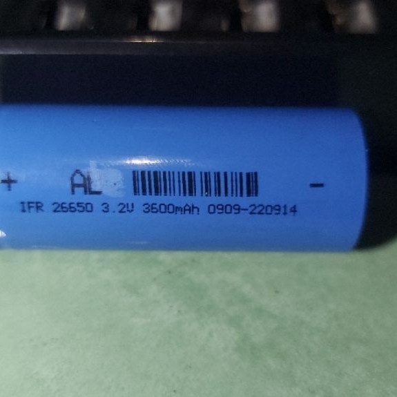 Lifepo4 IFR26650 3.2 V 3,800 mAh
