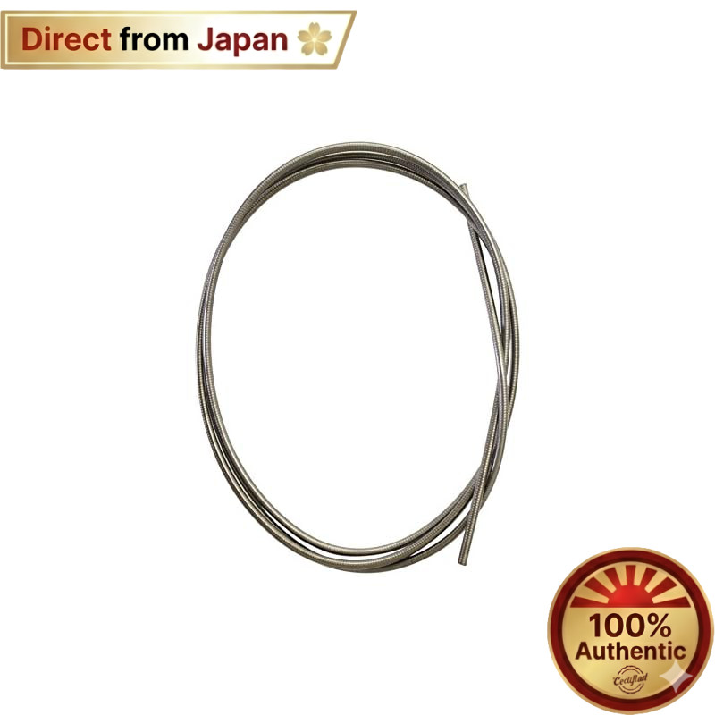 【คุณภาพญี่ปุ่นแท้ ผลิตในญี่ปุ่น】 Nissen Stainless Steel Brake Outer Cable 2m Clear Black for Vehicles【Direct from Japan】