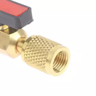 Yiwuyuanvb] 1/4 "ชายถึง 1/4" หญิงตรงบอลวาล์วชาร์จท่อ Manifold อุปกรณ์เสริมใหม่