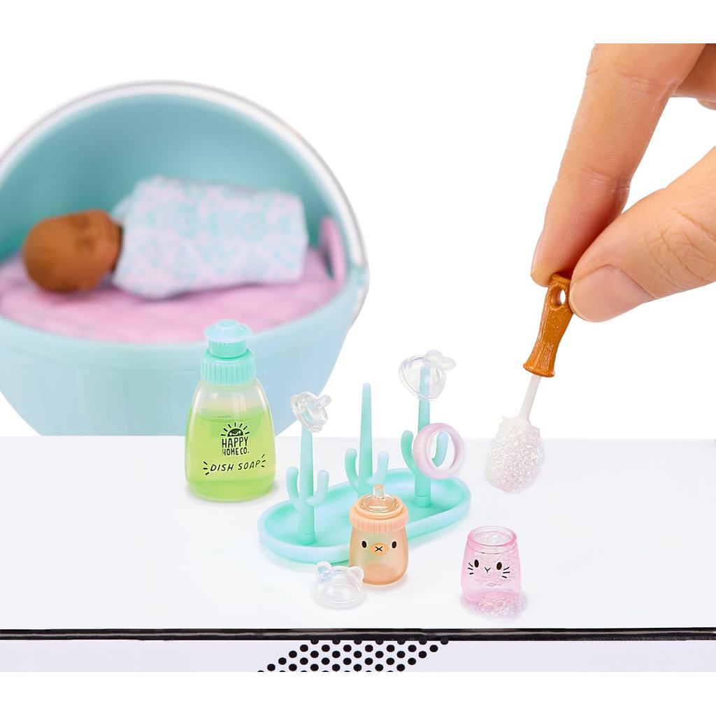 MGA Miniverse Make It Mini อาหารเด็ก Diy เรซิ่นหัตถกรรมชุดสมจริง Mini Baby Cereal Jar และขวดส่วนผสมอ