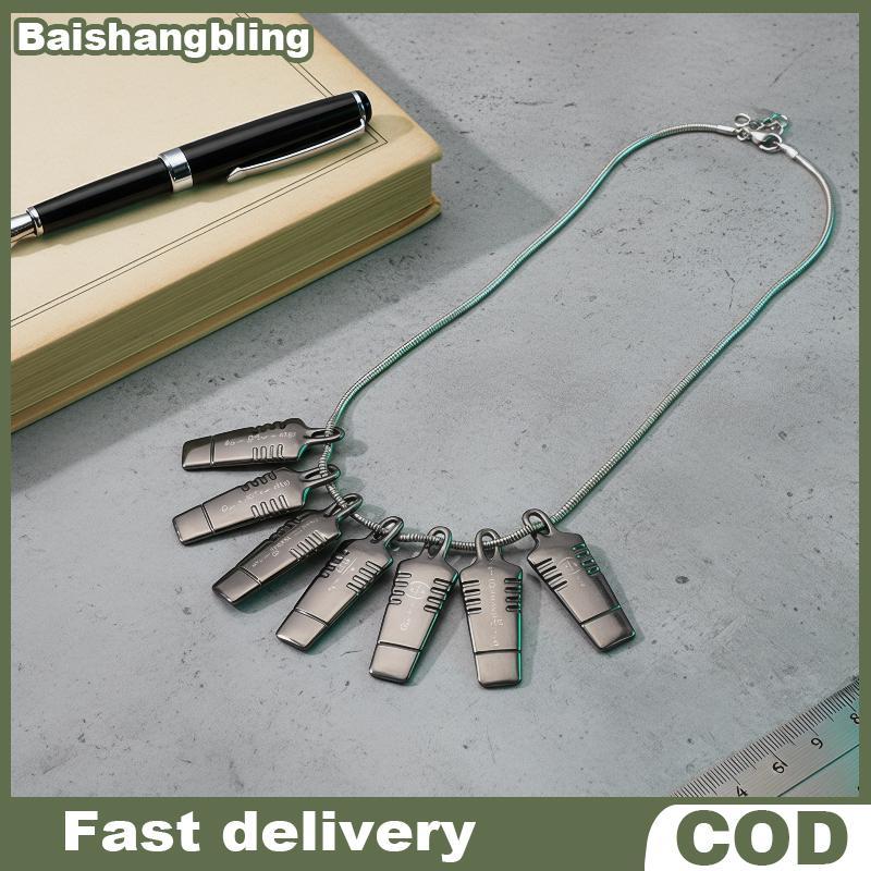 BSBL Death Stranding Qpid Nelace จี้โลหะคอสเพลย์อุปกรณ์เสริม Cool Choker ของขวัญสําหรับแฟนอะนิเมะ BL