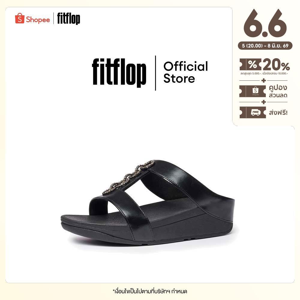 FITFLOP FINO SPARKLE รองเท้าแตะผู้หญิง รุ่น CH1-090 สี ALL BLACK