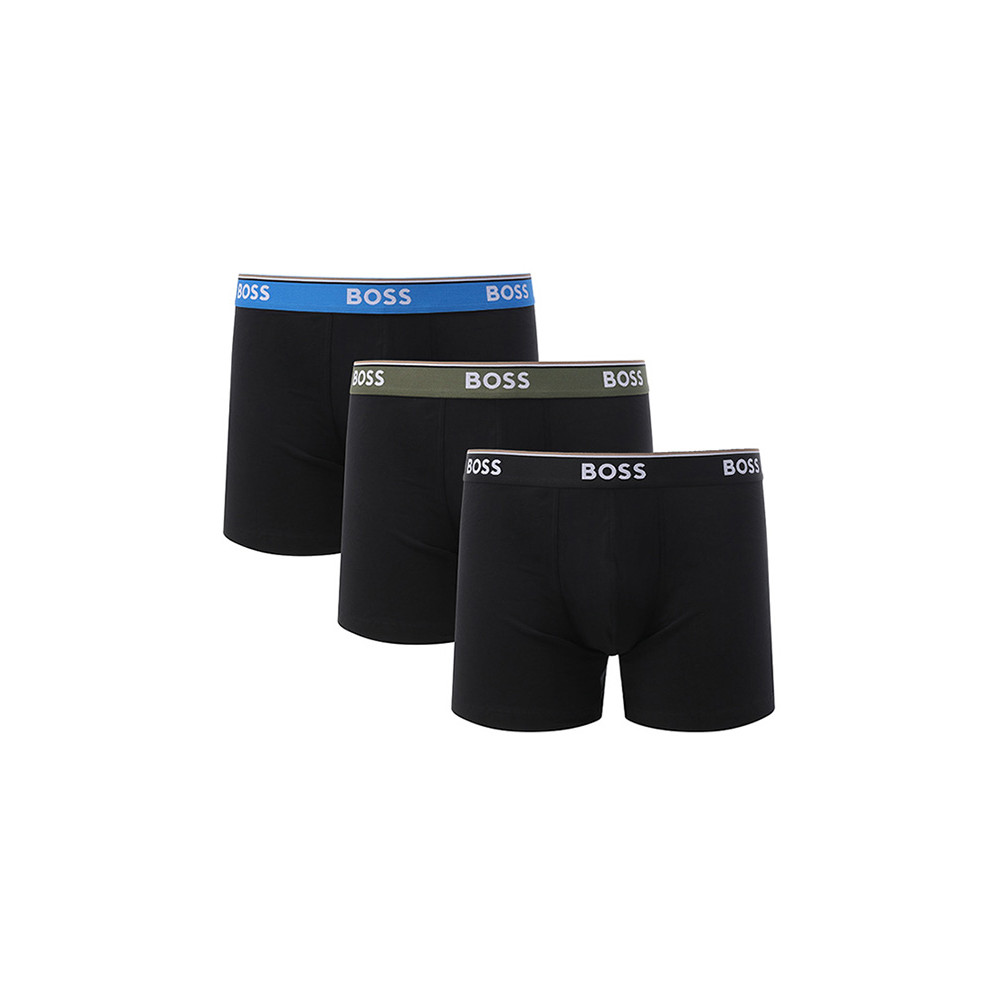 Hugo Boss Hugo Boss กางเกงบ็อกเซอร์ซีรีส์สีดําสําหรับผู้ชายชุดสามชิ้น ห้างสรรพสินค้า Yintai 300095