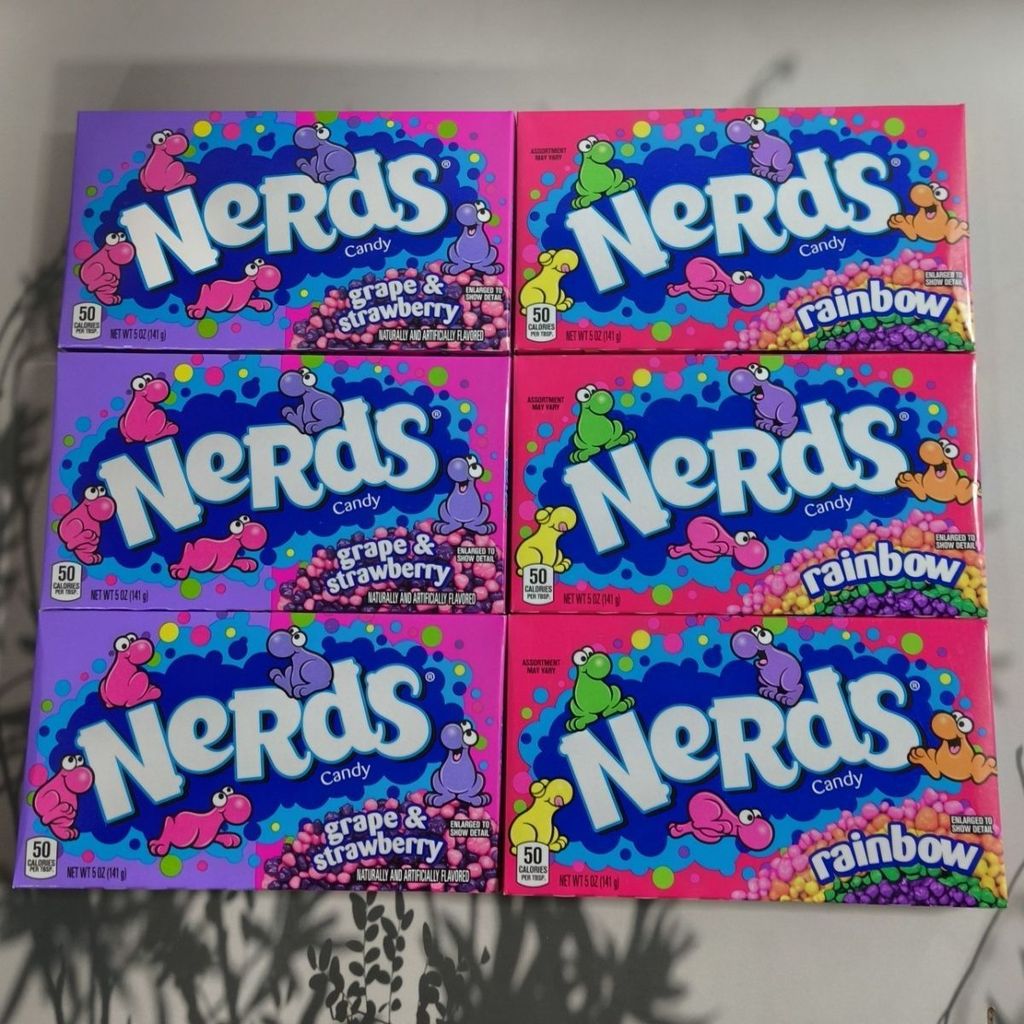 นําเข้า Nerds Nerds Vicaras Nourishing American Fruit Flavoured Candy Grape Strawberry Rainbow Flavo