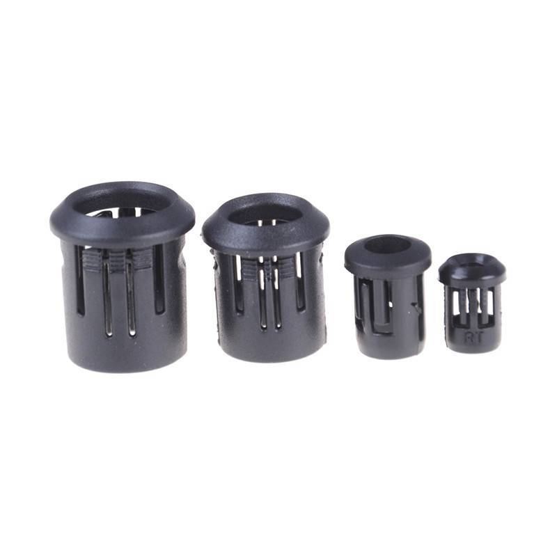 MAKY 20PCS 3/5/8/10 มม.LED โคมไฟพลาสติก LED ไดโอดผู้ถือคลิป Bezel Mount TH