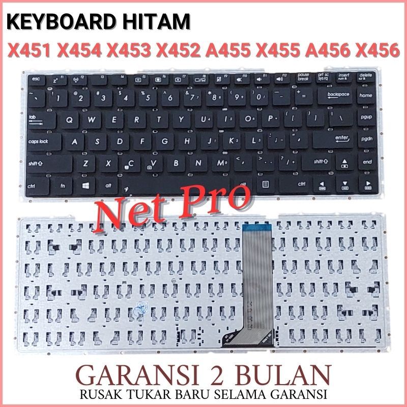คีย์บอร์ด ASUS X454 X454Y X454YA X454L X454LA X454W X454WA Series -NPRO