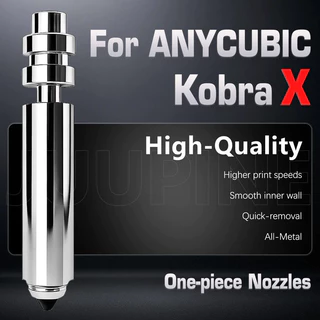 HB สําหรับ Anycubic Kobra X หัวฉีด 0.2 มม. 0.4 มม. 0.6 มม. 0.8 Kobra X หัวพิมพ์ Bimetal 3d เครื่องพิมพ์ อุปกรณ์เสริม