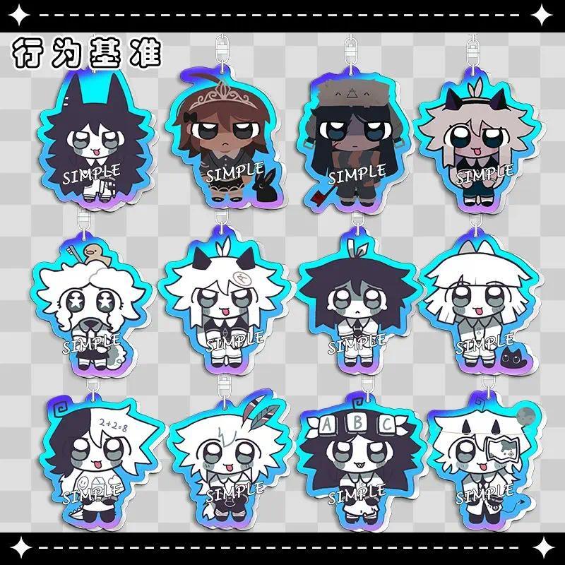 พวงกุญแจ Chibi SPE Beahavior Mica น่ารัก, วง Abbie Full Character micla, สําหรับแฟนเกม FPE