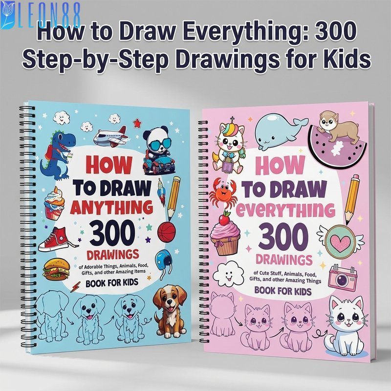 ของมาใหม่！หนังสือสอนวาดรูป วิธีวาดหนังสือ ทั้ง300ชนิด หน้า50ใบ การ์ตูนน่ารัก กราฟฟิตี้ ภาพวาด หนังสือศิลปะ