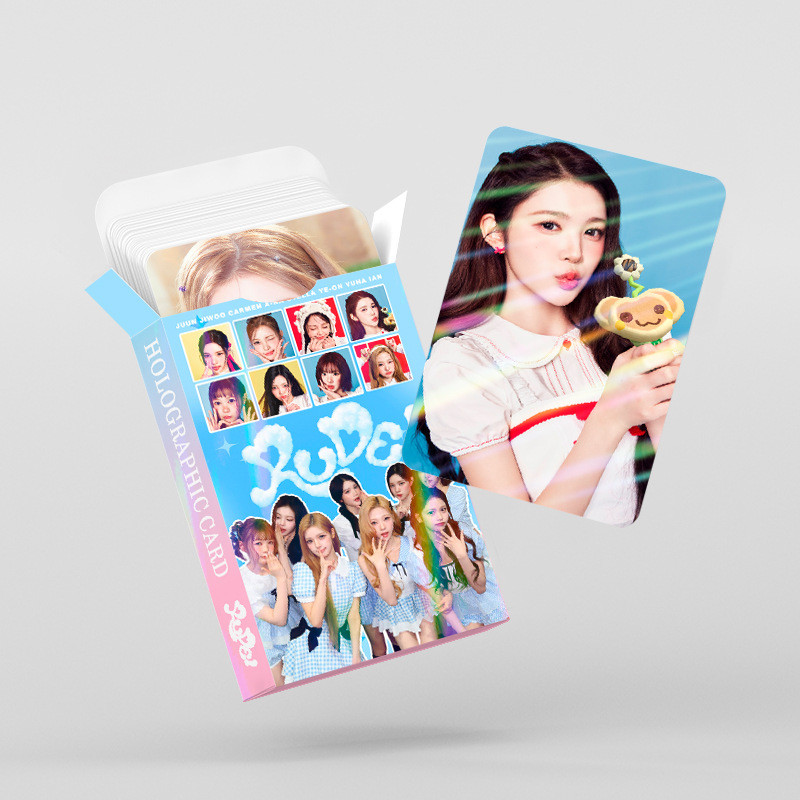 Hearts2Hearts RUDE อัลบั้ม Laser Photocard Lomo Card รูปที่ 7