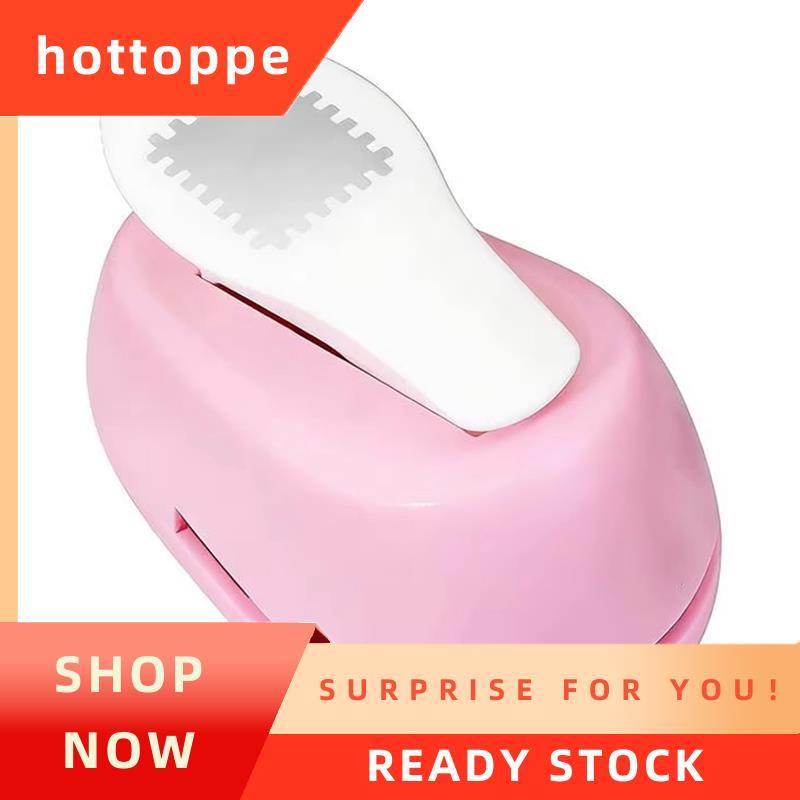 hottoppeStamp Shape Embosser Stamp Shape Puncher Craft Punch เครื่องลายนูน Toothed Puncher Embosser