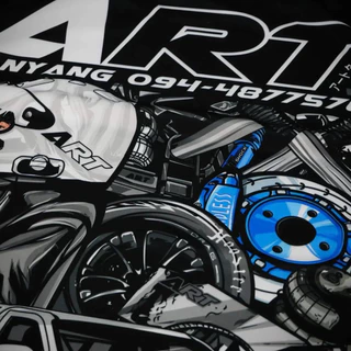 【SZON】COD เสื้อคอกลมผ้ามัน ลายARTkanyang เนื้อผ้า MICRO แบบเรียบ ผ้านุ่ม เบา สบาย สำหรับผู้ที่ชื่นชอบสไตล์ที่ทันสมัย