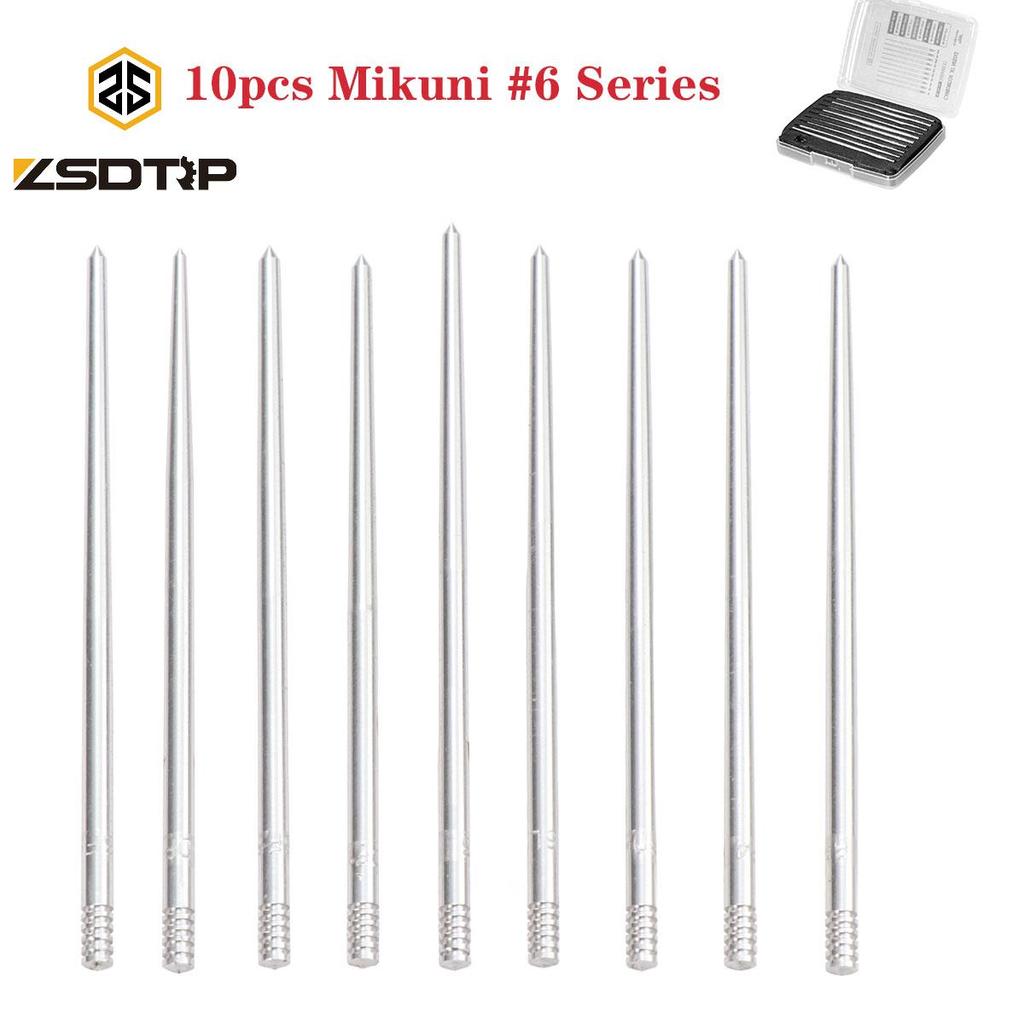 10pcs 6 Series Mikuni Needles for TM36 TM38 TMX 2 Stroke Carbs VM30 VM32 VM34 VM36 VM38 Carb