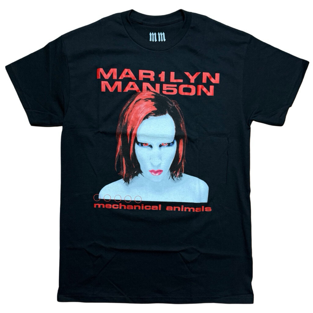 เสื้อวง MARILYN MANSON - MECHANICAL ANIMALS (BLACK) T-SHIRT ลิขสิทธิ์แท้ USA